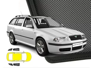 Zasłonki przeciwsłoneczne do Skoda Octavia I kombi ŚCIEMNIJ.TO, 4 szt. - Akcesoria motoryzacyjne - miniaturka - grafika 1