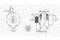 Alternatory - MAGNETI MARELLI Alternator 063731521010 063731521010 - miniaturka - grafika 1