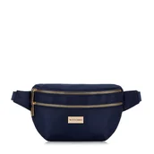 Nerki - Damska nerka nylonowa z regulowanym paskiem granatowa - miniaturka - grafika 1