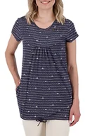 Koszulki i topy damskie - Alife and Kickin SummerAK B T-Shirt damski koszulka z krótkim rękawem XS-XXL, granatowy melanż, granatowy melanż, XS - miniaturka - grafika 1