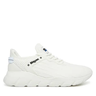 Sneakersy Blauer S5HULETT01 Biały - Sneakersy męskie - miniaturka - grafika 1