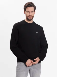 Lacoste Bluza SH9608 Czarny Regular Fit - Bluzy męskie - miniaturka - grafika 1