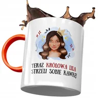 Kubki - Kubek Pomarańczowy Dla Lili Koleżanki Żony Prezent z Nadrukiem ze Zdjęciem + Opakowanie na prezent (wzór 04) - miniaturka - grafika 1