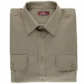 Koszule męskie - Koszulo-bluza Koszula Wojska Polskiego 301/MON Khaki Krótki Rękaw 40A męska - miniaturka - grafika 1