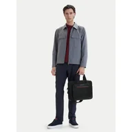 Torby na laptopy - Torba na laptopa Tommy Hilfiger Th Foundation Computer Bag AM0AM14158 Czarny - miniaturka - grafika 1