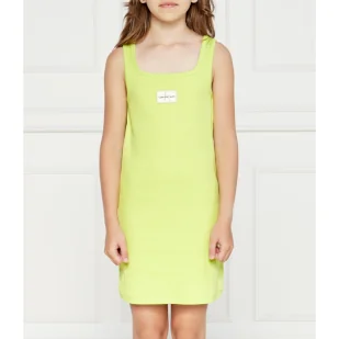 CALVIN KLEIN JEANS Sukienka - Sukienki i spódniczki dla dziewczynek - miniaturka - grafika 1