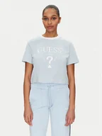 Koszulki i topy damskie - Guess T-Shirt V5GI18 I3Z14 Błękitny Boxy Fit - miniaturka - grafika 1