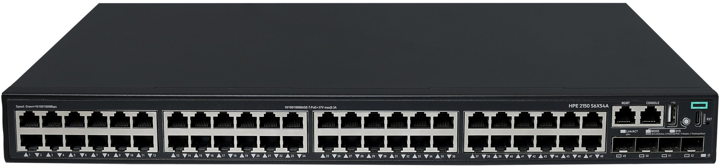 Switch HPE NW CW 2150 48G POE+ 4P S6X54A