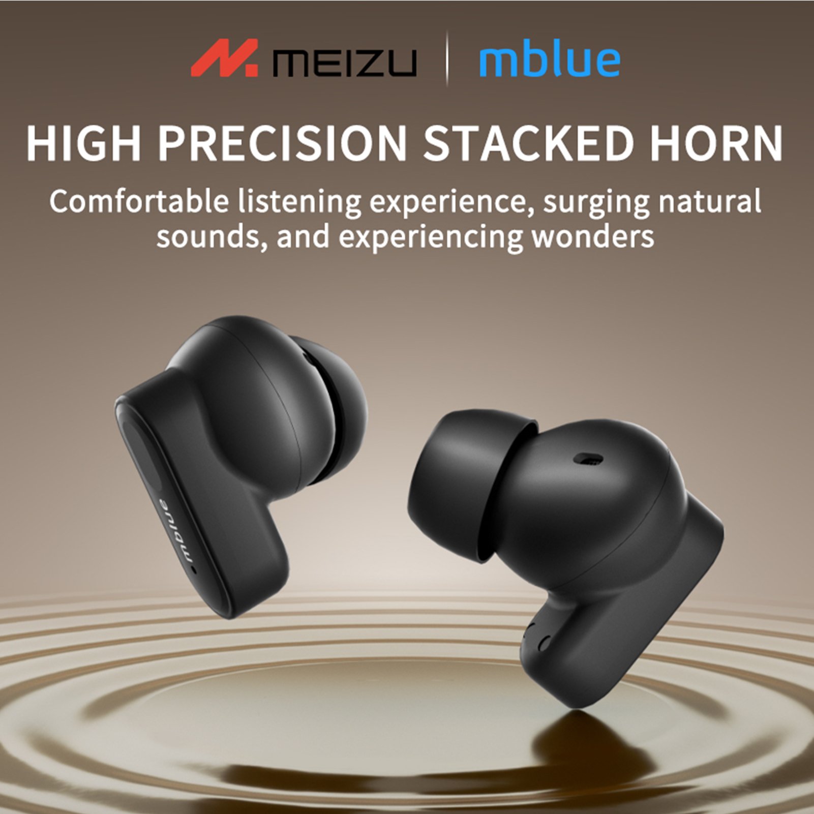 Lixada mblue AR01 True Wireless Earbuds czarne