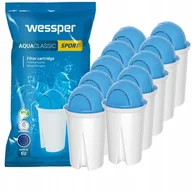 Wkłady filtrujące - 10X Wessper Aquaclassic Sport- Filtr/Wkład Do Dzbanków: Brita, Aquaphor, Wessper, Dafi (Zamiennik) - miniaturka - grafika 1