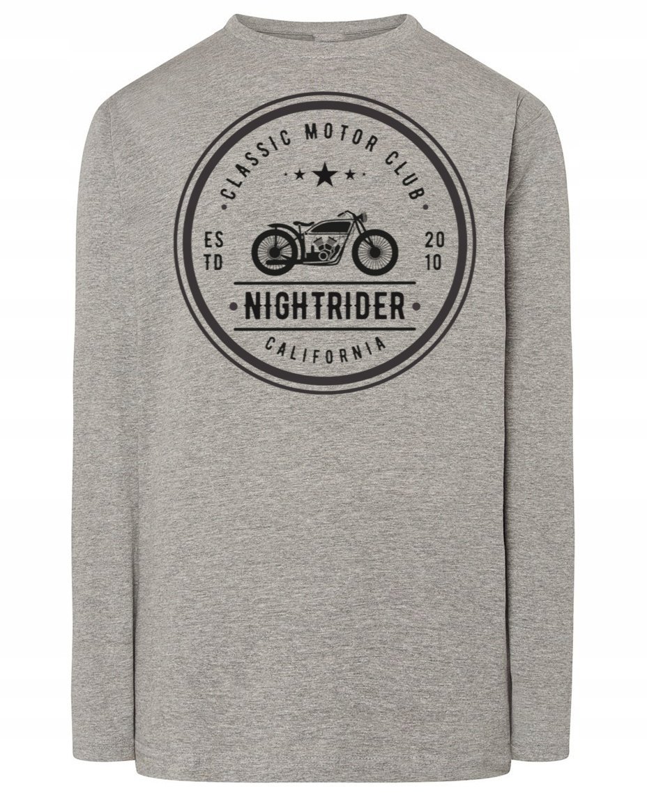 Longsleeve męski nadruk Classic Motor Club r.3XL