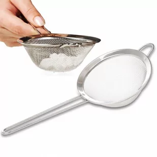 Sitko kuchenne stalowe, cedzak, durszlak stalowy, 11 cm kod: O-10-135-059 - Sitka - miniaturka - grafika 1