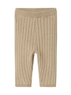 Spodenki dla niemowląt - name it Legginsy "Omun" w kolorze beżowym - miniaturka - grafika 1
