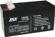 Akumulatory motocyklowe - DSK 10322 – akumulator ołowiowy Acido 12 V 1,3 Ah, czarny - miniaturka - grafika 1