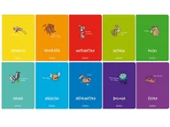 Zeszyty szkolne - Komplet 10 X Zeszyt A5 60K Tematyczny Ze Ściągą Okładka Eco Herlitz - miniaturka - grafika 1