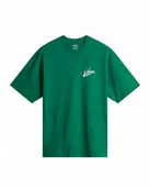 Koszulki męskie - t-shirt uomo vans vn000k42 brush script j5f1 verdant green - miniaturka - grafika 1