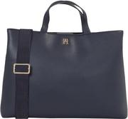 Torebki damskie - Tommy Hilfiger Damskie teczki TH Essential SC Workbag Corp, Space Blue, niebieski (Kosmiczny Błękit) - miniaturka - grafika 1