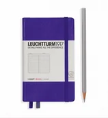 Notesy i bloczki - Notatnik Leuchtturm1917 Pocket A6, PURPURA linia - miniaturka - grafika 1