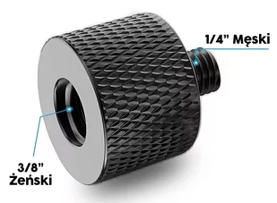 Adapter 1/4" Na 3/8 Cala Żeński Redukcja Foto - Konwertery fotograficzne - miniaturka - grafika 1