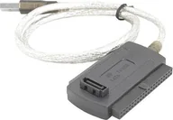 Adaptery i przejściówki - Adapter USB PRZEJŚCIE KONWERTER Z SATA IDE NA USB + ZASILACZ - miniaturka - grafika 1