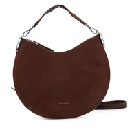 Torebki damskie - Torebka Coccinelle QKG Coccinellesunup Suede E1 QKG 13 01 01 Brązowy - miniaturka - grafika 1