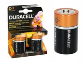 Baterie i akcesoria - 2x MOCNE BATERIE ALKALICZNE DURACELL LR20 D R20 - miniaturka - grafika 1