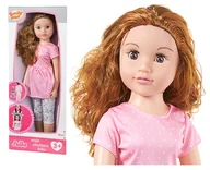 Lalki dla dziewczynek - SMILY PLAY Duża lalka chodząca 70 cm księżniczka długie włosy - miniaturka - grafika 1