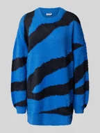 Swetry damskie - Sweter z dzianiny o kroju oversized z prążkowanymi wykończeniami model ‘HEIDI’ - miniaturka - grafika 1