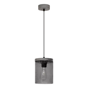 Britop Skandynawska LAMPA wisząca MONSUN 161859157 szklana OPRAWA loftowy zwis przydymiony drewno - Lampy sufitowe - miniaturka - grafika 1