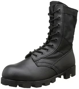 Mil-Tec US Army Combat Assault Vietnam Jungle Boots Mens Security Cadet Black, czarny, 42EU (8UK) - Buty zimowe męskie - miniaturka - grafika 1