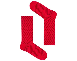 Kolorowe skarpetki - Skrzywana 9m3 - Skarpetki męskie - miniaturka - grafika 1