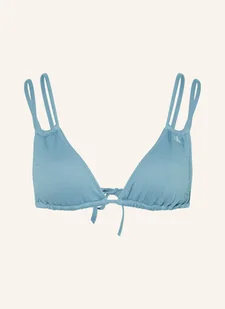 Calvin Klein Góra Od Bikini Trójkątnego Ck Monogram Texture blau - Stroje kąpielowe - miniaturka - grafika 1