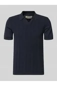Koszulki męskie - Koszulka polo o kroju slim fit z efektem dzianiny model Baron - Blend - miniaturka - grafika 1