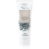 Maseczki do twarzy - Korres Mask & Scrub Natural Clay maseczka głęboko oczyszczająca 18 ml - miniaturka - grafika 1