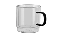 Szklanki - Zestaw 2 szklanek z podwójną ścianką 320 ml Carbon - miniaturka - grafika 1
