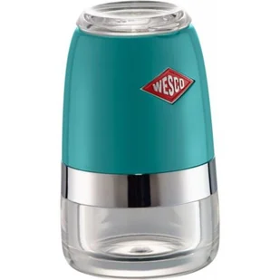 Wesco Młynek sól/pieprz turkusowy 10cm 322775-54 - Młynki do soli i pieprzu - miniaturka - grafika 1