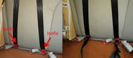 Foteliki samochodowe - UCHWYT ISOFIX MOCOWANIE FOTELIK UNIWERSALNY PASY - miniaturka - grafika 1