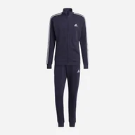 Dresy męskie - Komplet sportowy męski adidas M 3S FT TT TS IC6765 2XL Granatowy (4066745494913) - miniaturka - grafika 1
