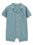 Pajacyki dla niemowląt - carter's Rampers w kolorze niebieskim - miniaturka - grafika 1