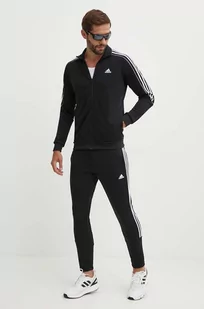 adidas dres Essentials męski kolor czarny IX1277 - Dresy męskie - miniaturka - grafika 1