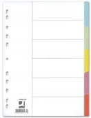 Przekładki do segregatorów - PRZEKŁADKI A4 KARTONOWE 1-5 BEZ NADRUKU KOLOROWE Z KOLOROWYMI INDEKSAMI - miniaturka - grafika 1