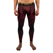 Kimona, stroje i obuwie - Venum Legginsy Spats Quetzal Fury Black/Fury Red - miniaturka - grafika 1