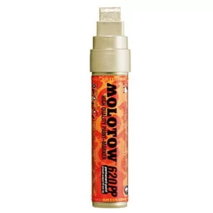 Marker MOLOTOW 620PP 15 mm chrome gold - Kredki, ołówki, pastele i pisaki - miniaturka - grafika 1