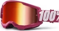 Gogle narciarskie - 100% Gogle STRATA 2 JUNIOR FLETCHER (Szyba Czerwona Lustrzana Anti-Fog, LT 38%+/-5%) - miniaturka - grafika 1
