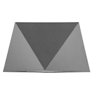 Oprawy, klosze i abażury - Abażur AB-bakaro duży szary - miniaturka - grafika 1