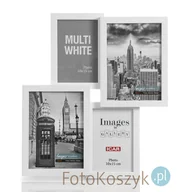 Ramki na zdjęcia - Ramka Icar Galeria Multi White (galeria na 2 zdjęcia 13x18 i 2 zdjęcia 10x15) - miniaturka - grafika 1
