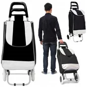 Torby i wózki na zakupy - Solidny Wózek Zakupowy Na Kółkach Torba Na Zakupy - miniaturka - grafika 1