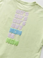 Koszulki dla chłopców - Reserved - T-shirt oversize z nadrukiem - jasnozielony - miniaturka - grafika 1