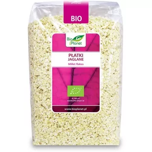 Bio Planet płatki jaglane BIO 600g 5907814664761 - Płatki śniadaniowe i musli - miniaturka - grafika 1