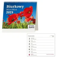 Kalendarze - Kalendarz 2025 biurkowy MiniMax tygodniowy HELMA - miniaturka - grafika 1
